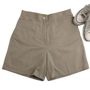 PING Tan High Waist 5.5" Inseam Athletic Shorts Size 8 NWOT